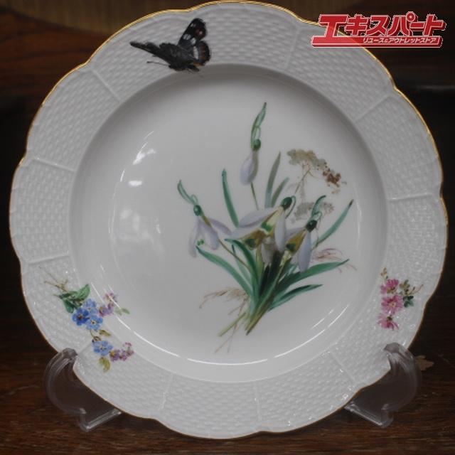 食器・キッチン用品 マイセン ボタン剣時代の絵皿 1820 ～ 1924