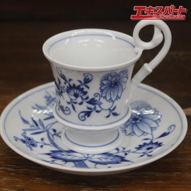 レア 箱付き マイセン Meisse ブルーオニオン カップ＆ソーサー スワン 