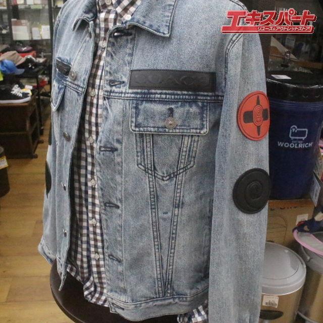 未使用 レア コーチ COACH ナルト コラボ デニム ジャケット XS NARUTO