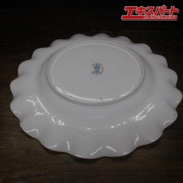 1873年頃 ロイヤルクラウンダービー アンティーク 22cm 金彩 キャビネット 花柄絵皿 自然主義 辻堂店の画像