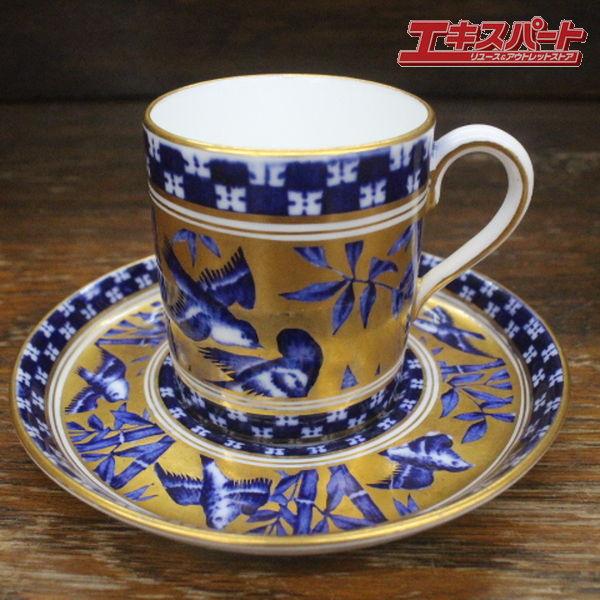 貴重なジャポニスム。アンティーク コールポート 竹雀 金彩 手描き