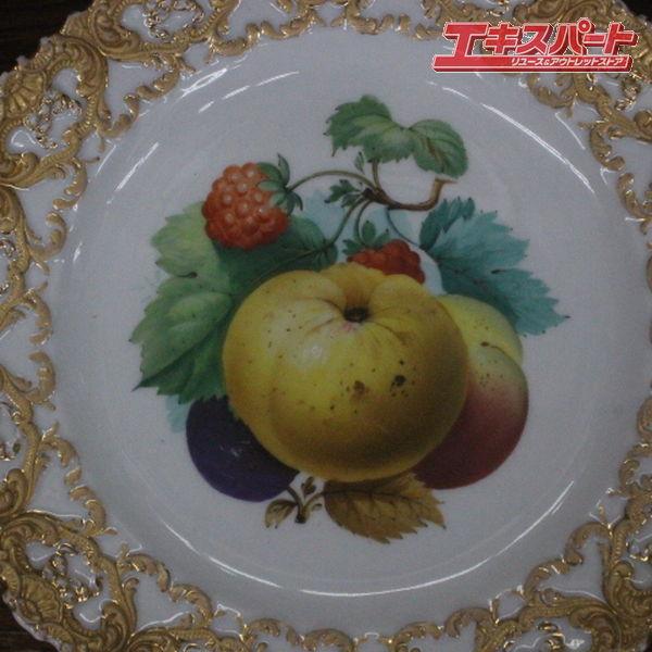N】マイセン Meissen フルーツ 絵皿 プレート 金縁 【公式通販】