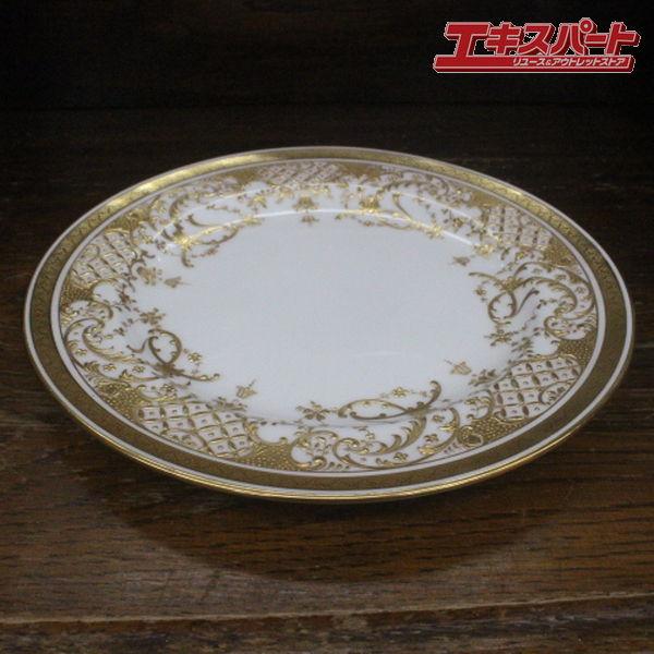 1850年頃 ミントン Minton 25cm 金彩 特注品 絵皿 プレート