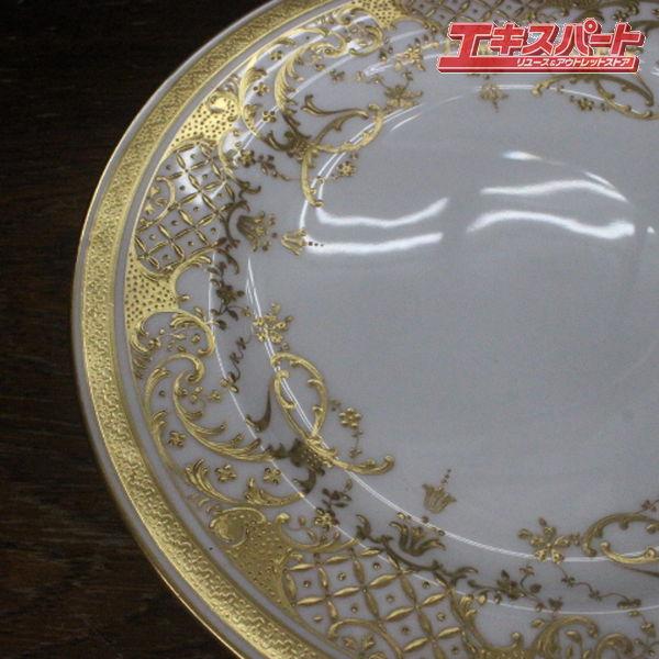 1850年頃 ミントン Minton 25cm 金彩 特注品 絵皿 プレート