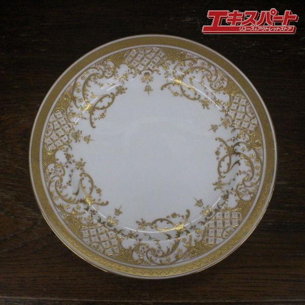 1850年頃 ミントン Minton 25cm 金彩 特注品 絵皿 プレート