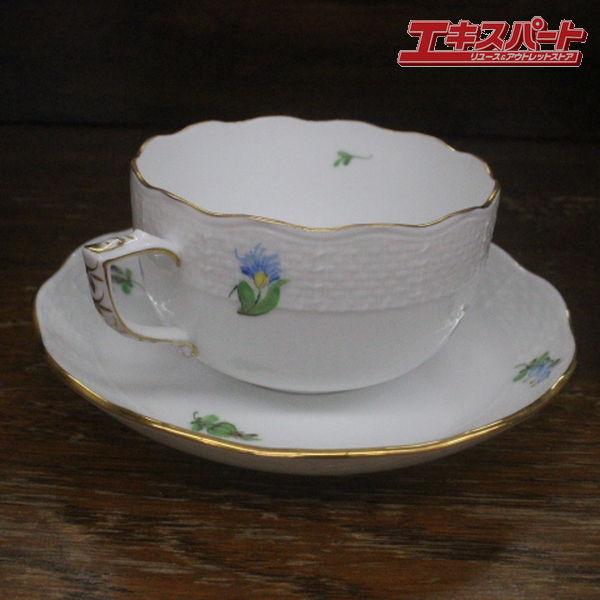 ゆかりん　未使用品　ヘレンド　ペア　カップ&ソーサー 松坂屋購入品 未使用 ヘレンド Herend ペア バコニーの春 カップ