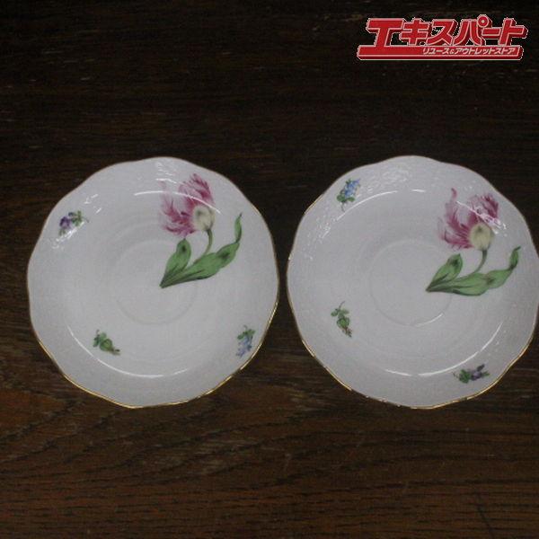 松坂屋購入品 未使用 ヘレンド Herend ペア バコニーの春 カップ