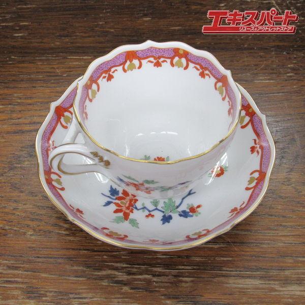 美品 現代 マイセン meissen 柿右衛門写し モカ カップ ソーサー 一級