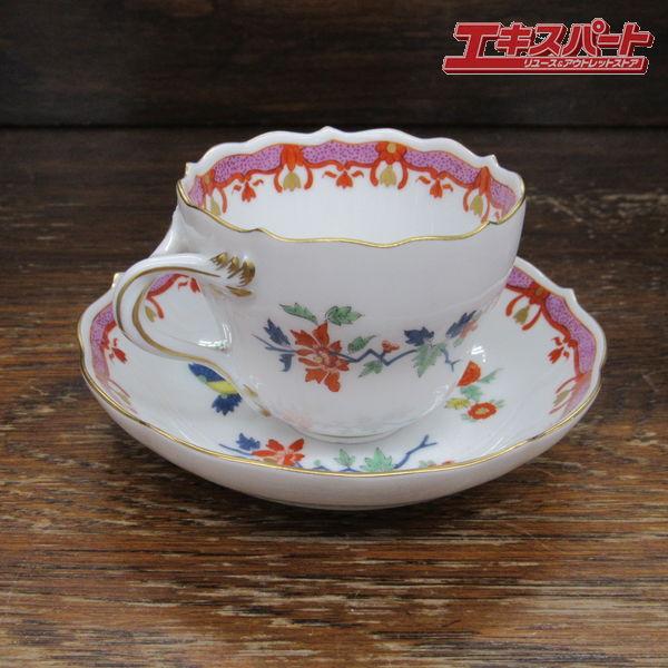 美品 現代 マイセン meissen 柿右衛門写し モカ カップ ソーサー 一級