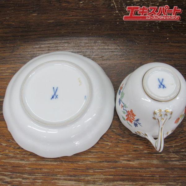 美品 現代 マイセン meissen 柿右衛門写し モカ カップ ソーサー 一級