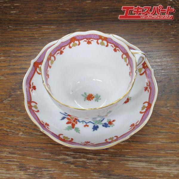 美品 現代 マイセン meissen 柿右衛門写し モカ カップ ソーサー 一級