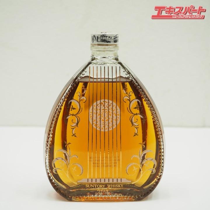 未開封　古酒　サントリーウィスキー　木桶仕込み　600ml　43％　鼓型ボトル 神奈川県/群馬県/埼玉県限定発送 【希少】 サントリー SUNTORY 山崎