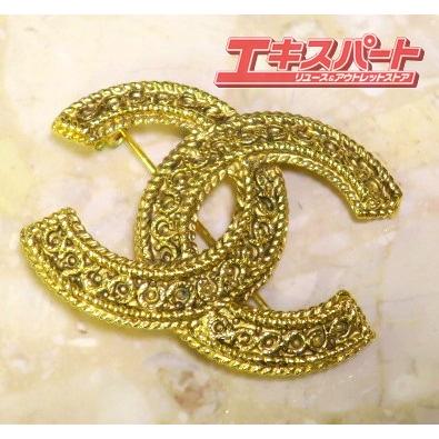 CHANEL シャネル 1108刻印 ココマークロゴ ヴィンテージ ブローチ 