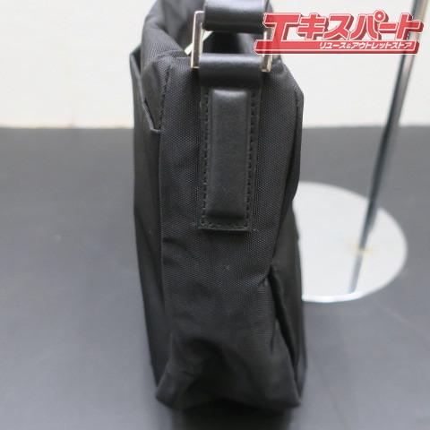 美品 AIGNER アイグナー ナイロン ショルダーバッグ ブラック 保存袋