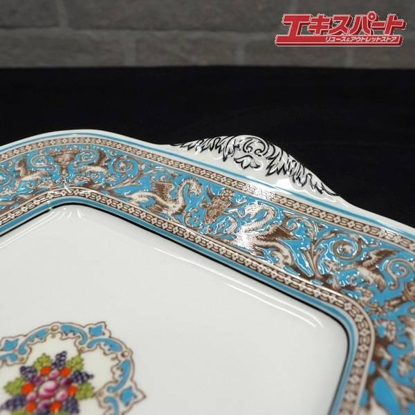 ウェッジウッド　フロレンティーン　ターコイズ　スクエア　プレート 楽天市場】ウェッジウッド フロレンティーンターコイズ スクエアトレイ