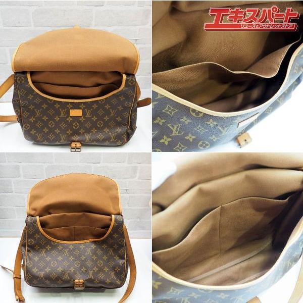 LOUIS VUITTON ソミュール35 モノグラム ショルダーバッグ ルイ