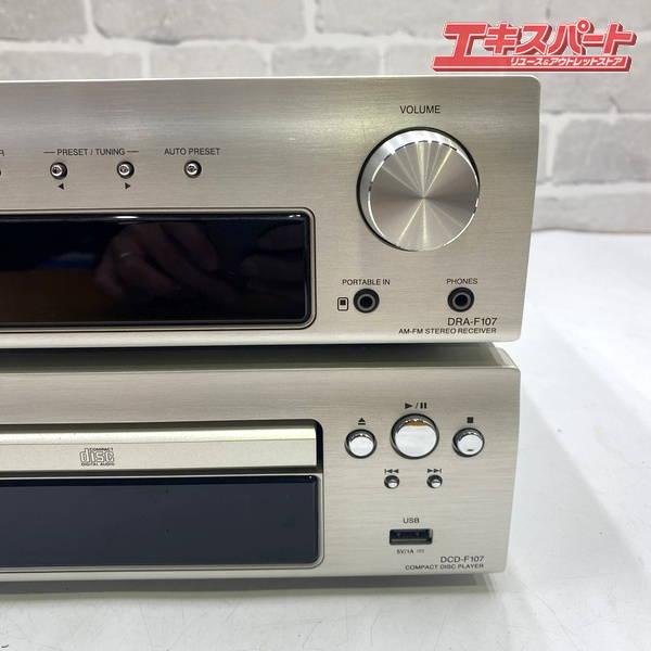 DENON DRA-F107 DCD-F107 チューナーアンプ CDプレーヤー 2台セット