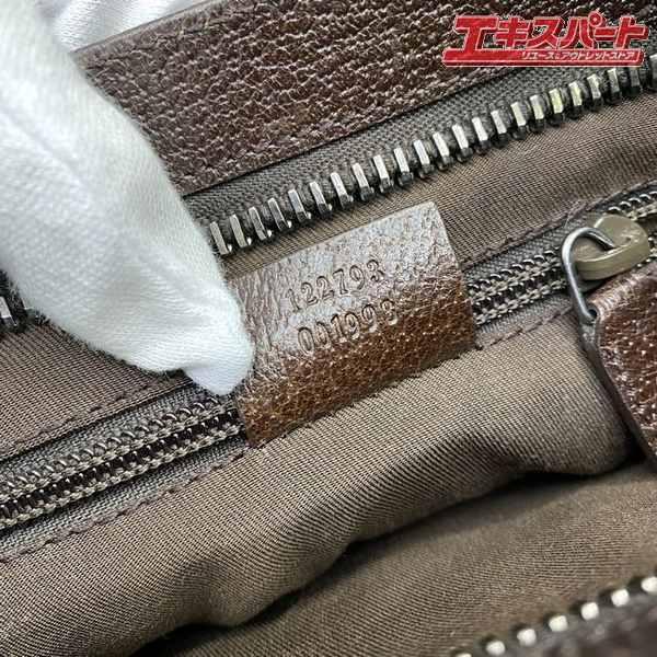 GUCCI GG柄 キャンバス ショルダーバッグ 122793 斜め掛け グッチ 戸塚