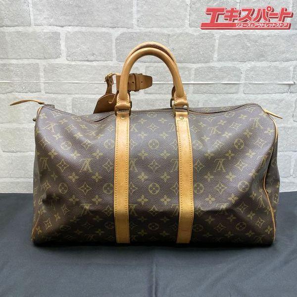 良品 ルイヴィトンキーポル45ショルダーボストンバッグ モノグラム M41418 LOUIS VUITTON キーポル45 モノグラム M41428 ボストンバッグ ルイ