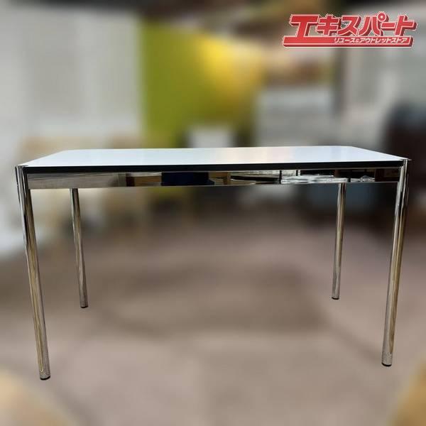 極美品 USMハラー テーブル ラミネート パールグレー W1250 D600 USMハラー テーブル ラミネート パールグレー W1250 D600 極美品 戸塚