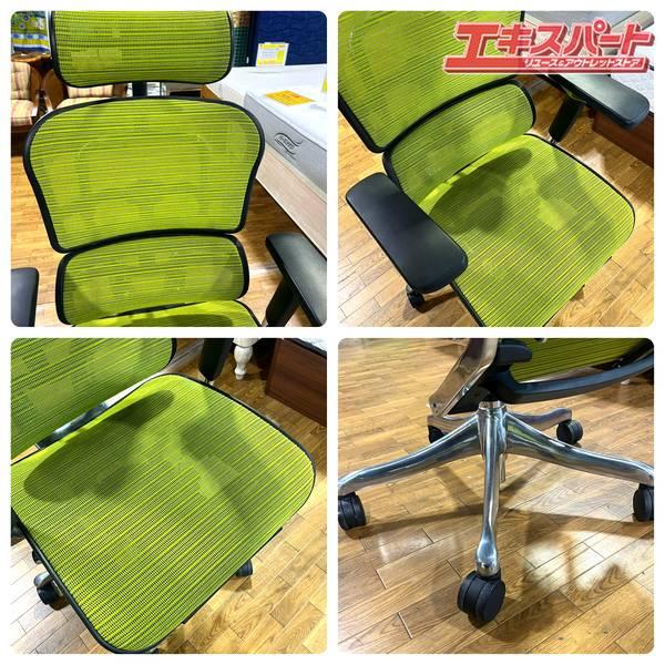Ergohuman エルゴヒューマン プロ オットマン 内蔵型 オフィスチェア 