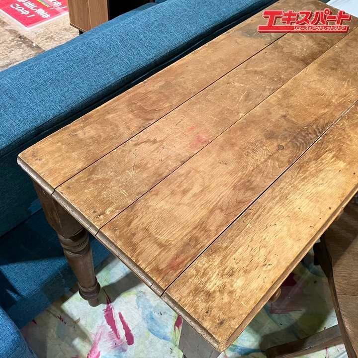 20-30's Pine Desk Table イギリス アンティークデスク ヴィンテージ