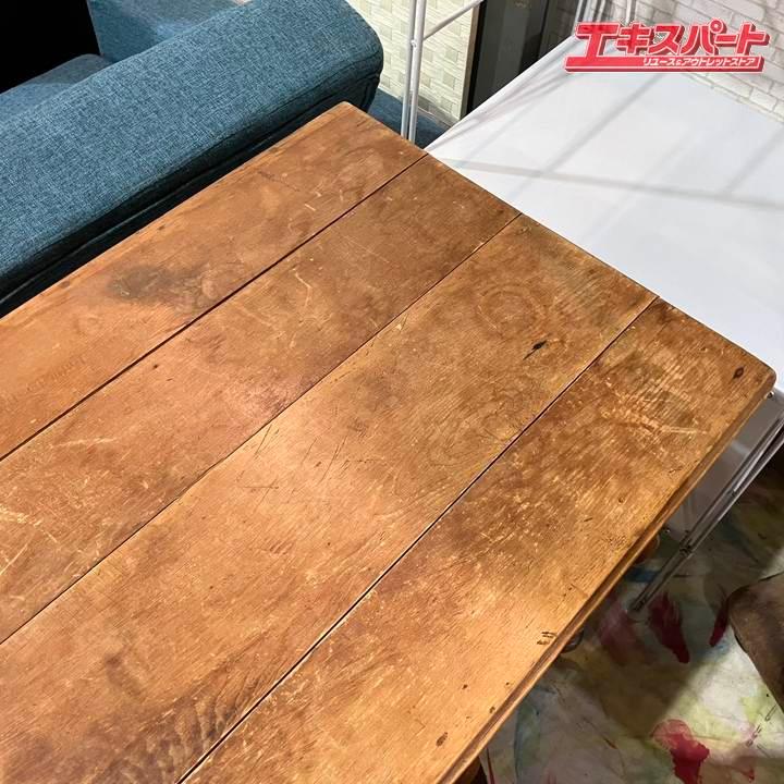 20-30's Pine Desk Table イギリス アンティークデスク ヴィンテージ