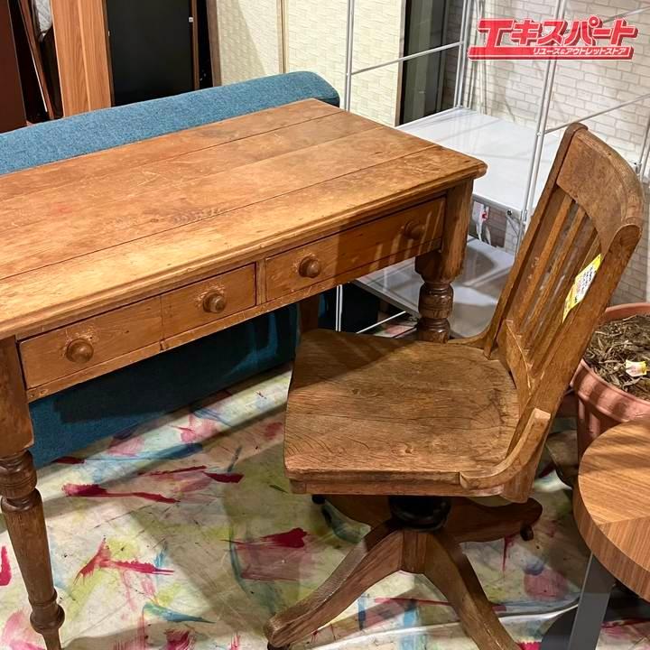 20-30's Pine Desk Table イギリス アンティークデスク 20-30's Pine