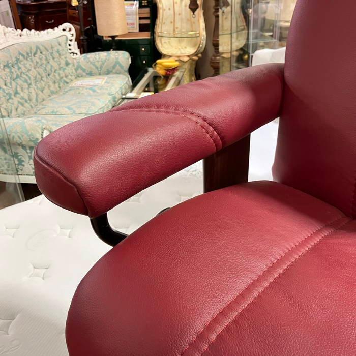 EKORNES リクライニングチェア 赤極美品