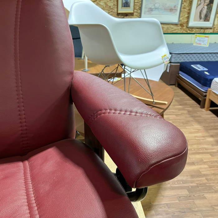 Stressless ストレスレスチェア コンサル レッド 極美品 EKORNES 