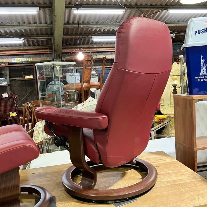 家具 生活家具 Ekornes　ストレスレスチェア　レッドブラウン　 家具 生活家具 Ekornes ストレスレスチェア レッドブラウン