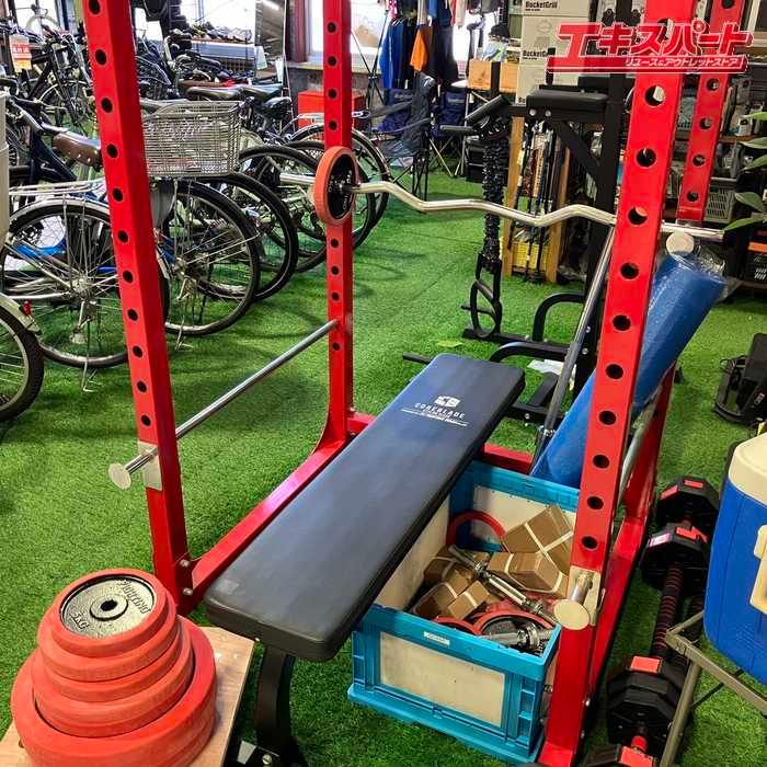 【引取り限定】パワーラック ファイティングロード 総重量145kg セット 引取り限定】パワーラック ファイティングロード 総重量145kg セット