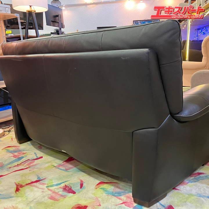 karimoku カリモク チターノ 2.5Pソファ 本革 モダン 美品 戸塚 