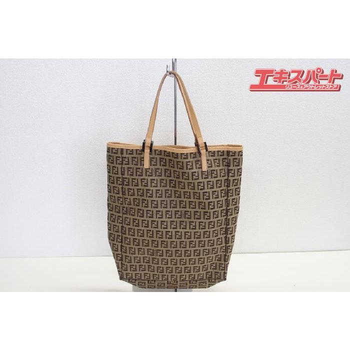 フェンディ FENDI ズッカ柄 8BH006028 トートバッグ ポーチ付き