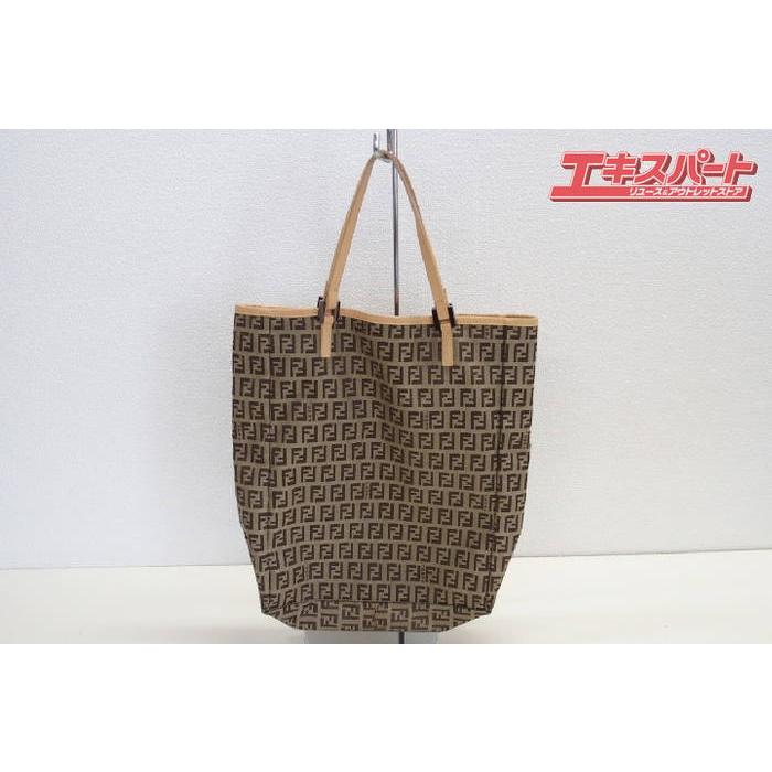 フェンディ ズッカ柄 キャンバス トートバッグ フェンディ FENDI ズッカ柄 8BH006028 トートバッグ ポーチ付き