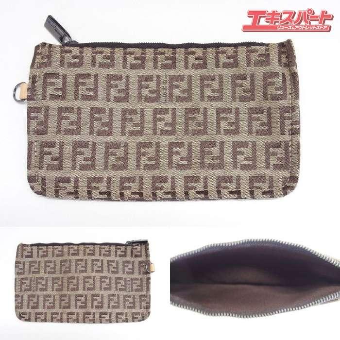 フェンディ FENDI ズッカ柄 8BH006028 トートバッグ ポーチ付き
