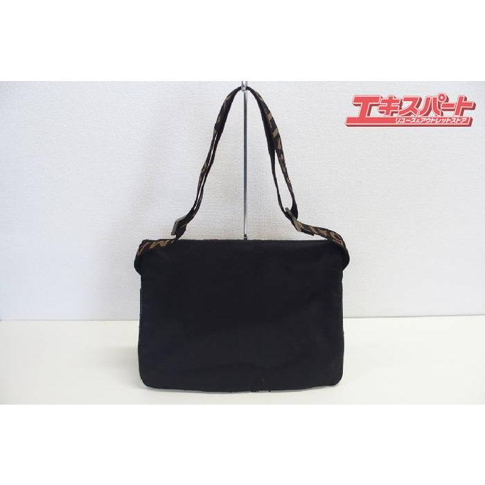 フェンディ FENDI 2305 26677 ロゴライン メッセンジャーバッグ 
