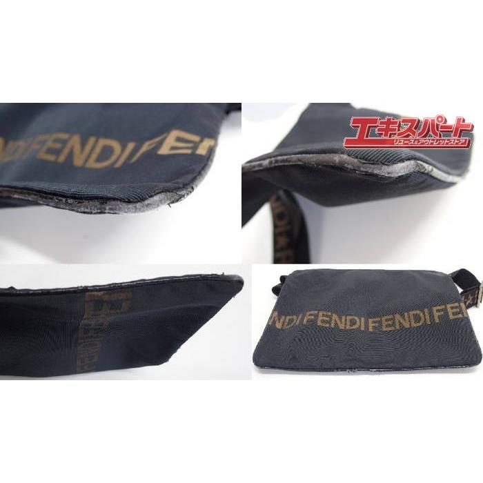 フェンディ FENDI 2305 26677 ロゴライン メッセンジャーバッグ 