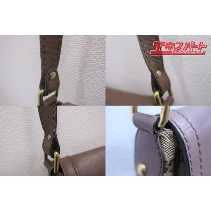 グッチ GUCCI GGキャンバス レザー ショルダーバッグ 308452 肩掛け