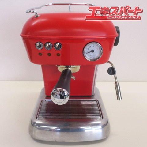 ascaso赤いエスプレッソマシン 圧力計付き ASCASO (アスカソ) NEW DREAMエスプレッソマシン レッド