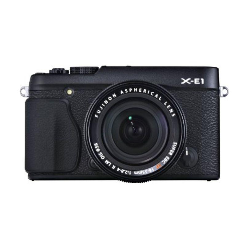 お見舞い FUJIFILM ミラーレス一眼 X-E1 レンズキット ブラック X-E1