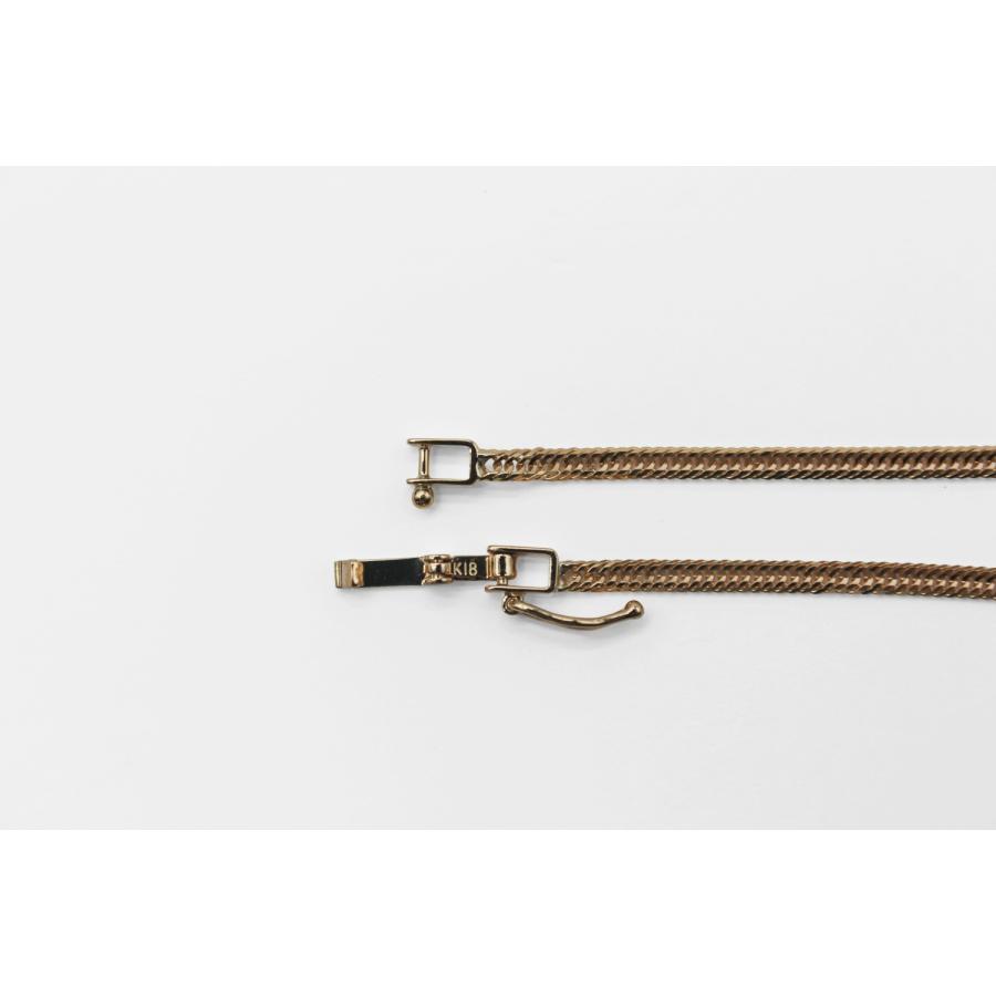 喜平 K18 ネックレス トリプル12面 ゴールドチェーン 50cm 6g ゴールド 造幣局刻印付 ユニセックスの画像