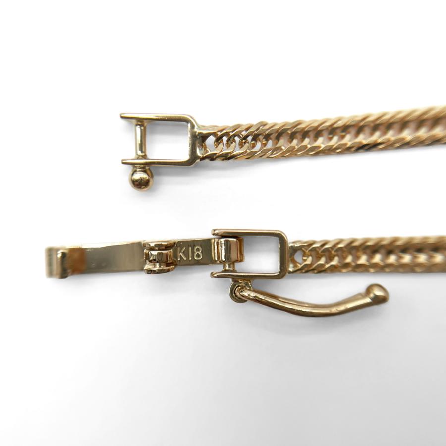 喜平 K18 ネックレス トリプル12面 ゴールドチェーン 50cm 6g ゴールド 造幣局刻印付 ユニセックスの画像