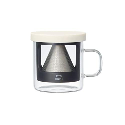 ブルーノ BRUNO コーヒードリッパー 一人用 ペーパーレス おしゃれ ドリップ カップ パーソナル アイボリー BHK244-IV | 