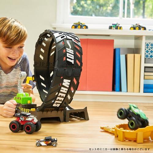 ホットウィールHot Wheels モンスタートラック ビッグループ チャレンジ プレイセットミニカー プレイセットモンスタートラック×4、ミニカー×4 計8 |  | 01
