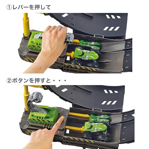 ホットウィールHot Wheels モンスタートラック ビッグループ チャレンジ プレイセットミニカー プレイセットモンスタートラック×4、ミニカー×4 計8 |  | 02