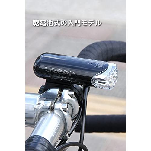 キャットアイCAT EYE LEDライト ヘッドライト URBAN アーバン ブラック HL-EL145 自転車 |  | 01