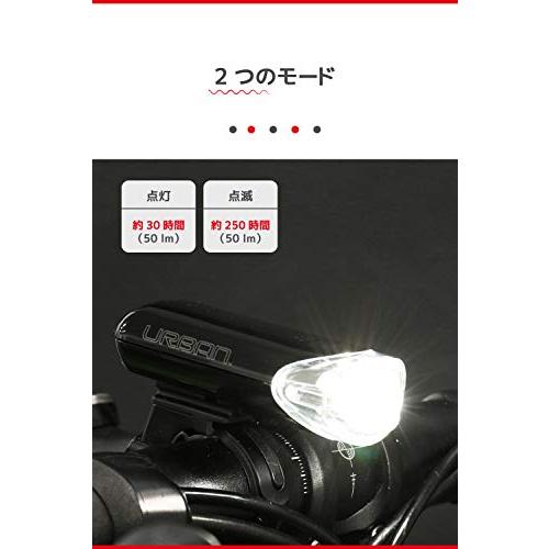 キャットアイCAT EYE LEDライト ヘッドライト URBAN アーバン ブラック HL-EL145 自転車 |  | 03