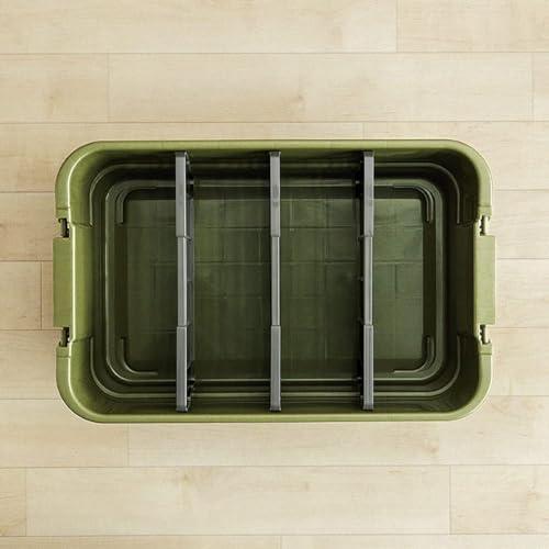 リスRISU 収納ボックス トランクカーゴ ロータイプ専用 仕切板 ダークグレー 日本製 LOW用 34.8×1.4×高さ17.9cm コンテナ ボックス 屋外収納 キャ |  | 06