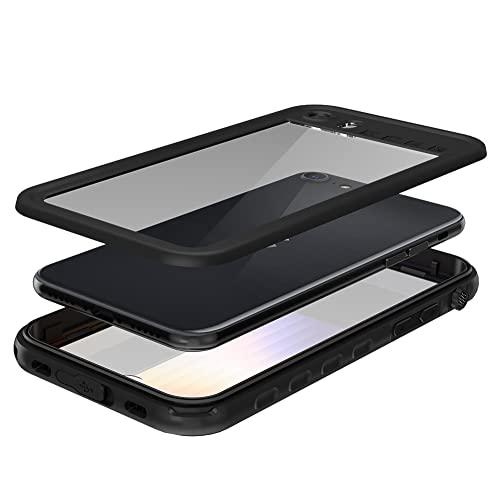 iPhone SE3防水ケース2022 第3/2世代 iPhone8防水ケースiPhone7防水ケースIP68規格 全面保護カバー 無線充電サポートフェイスID認証対応 耐衝撃 防塵 |  | 01
